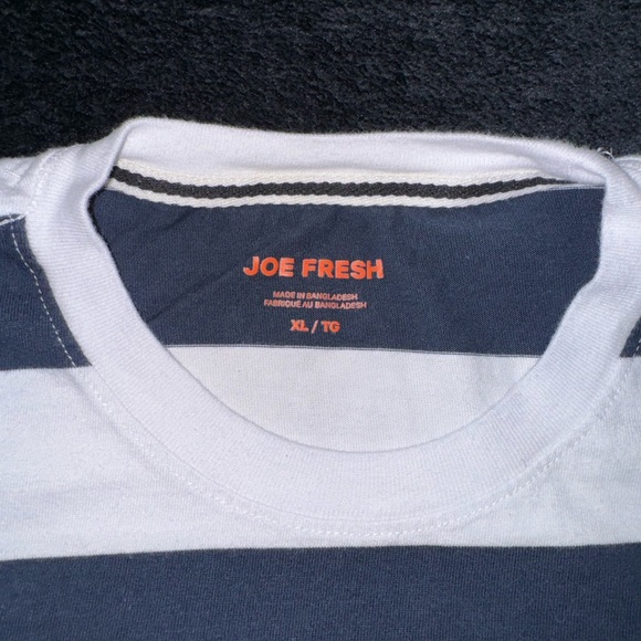 Joe Fresh Navy striped short-sleeve T-shirt - Picture 3 of 3